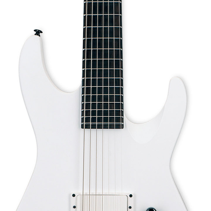ESP LTD M-7BHT Baritone Arctic Metal Snow White Satin