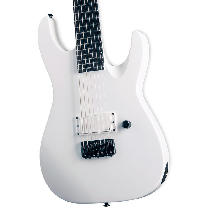 ESP LTD M-7BHT Baritone Arctic Metal Snow White Satin