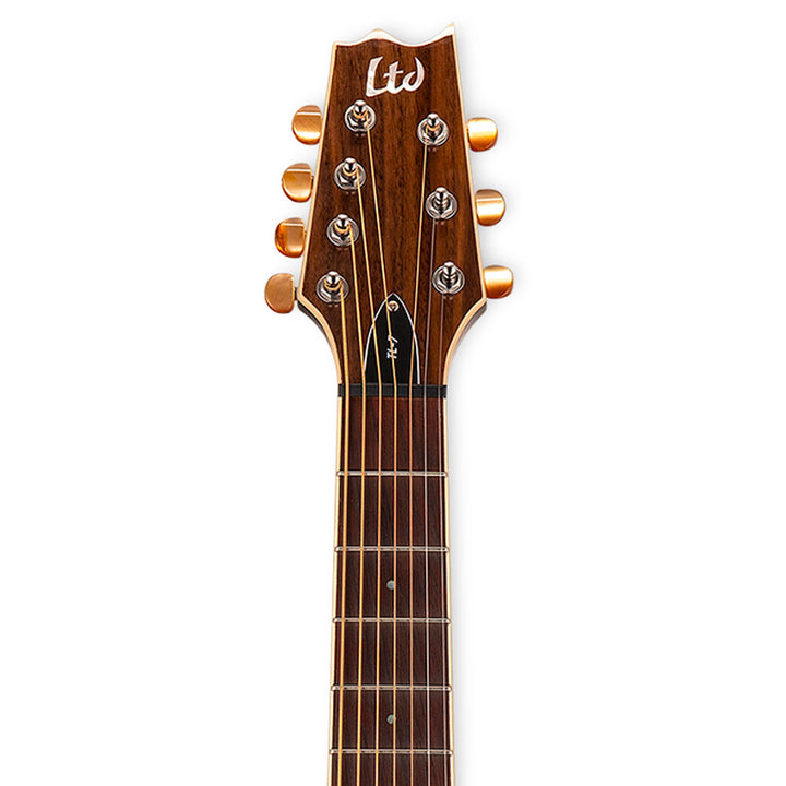ESP LTD TL-7 7-String Acoustic-Electric Black