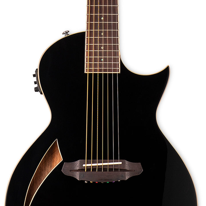 ESP LTD TL-7 7-String Acoustic-Electric Black