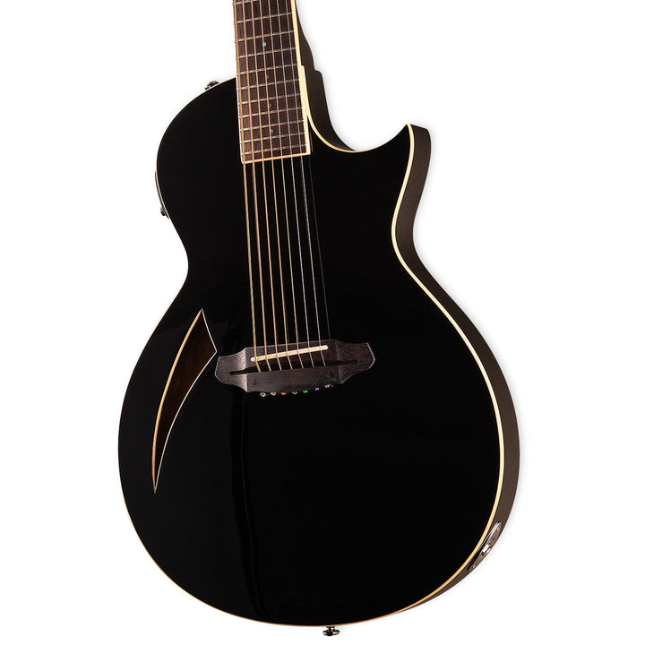 ESP LTD TL-7 7-String Acoustic-Electric Black