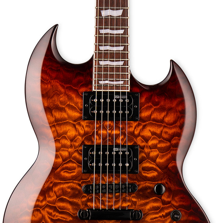 ESP LTD Viper-256 Dark Brown Sunburst