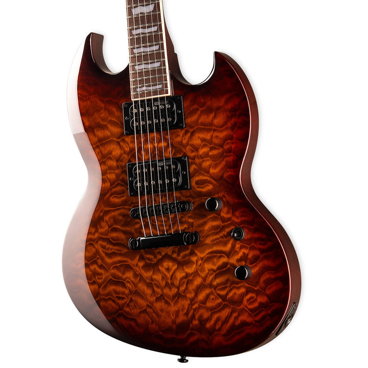 ESP LTD Viper-256 Dark Brown Sunburst