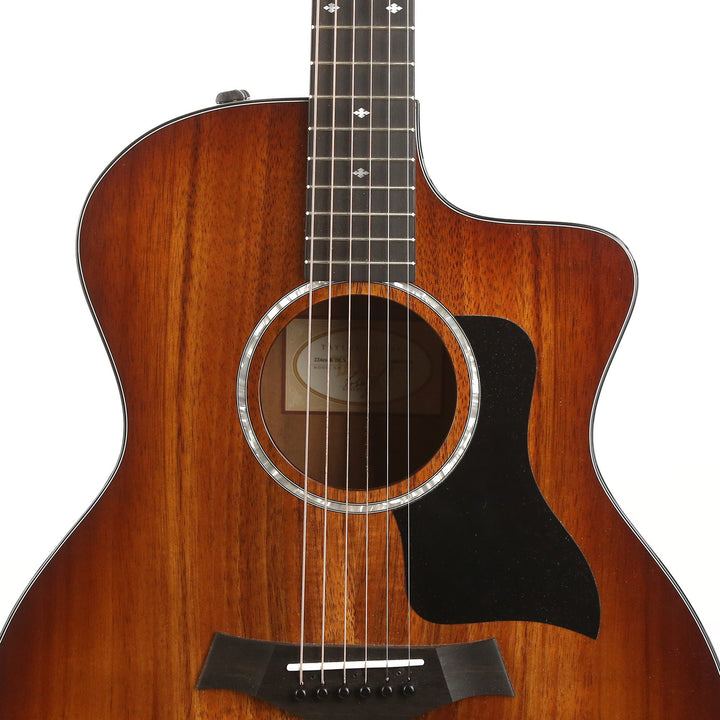 Taylor 224ce-K DLX Koa Grand Auditorium Acoustic-Electric Shaded Edgeburst 2017