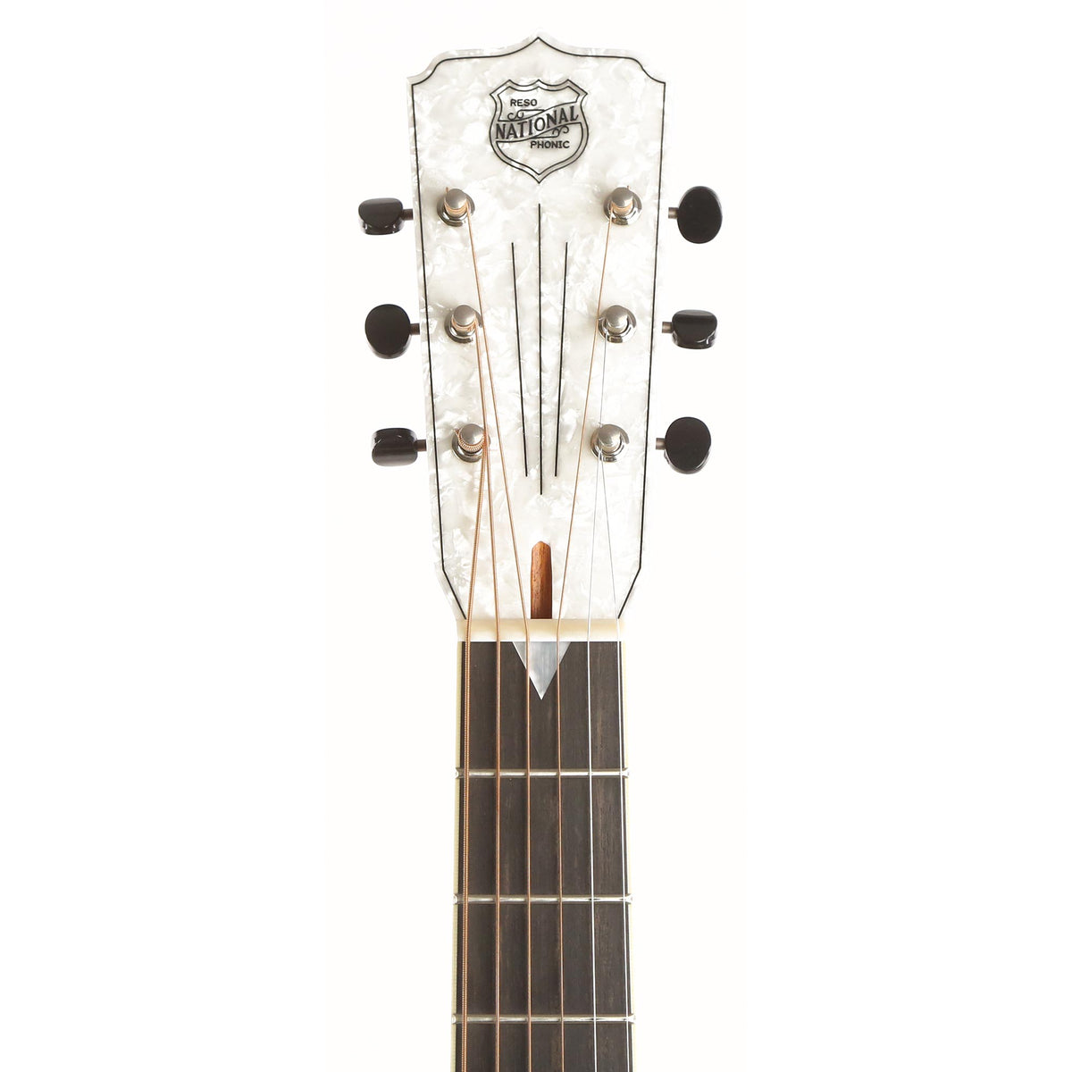 National Resophonic M-2 Resonator Guitar Natural Used — 4