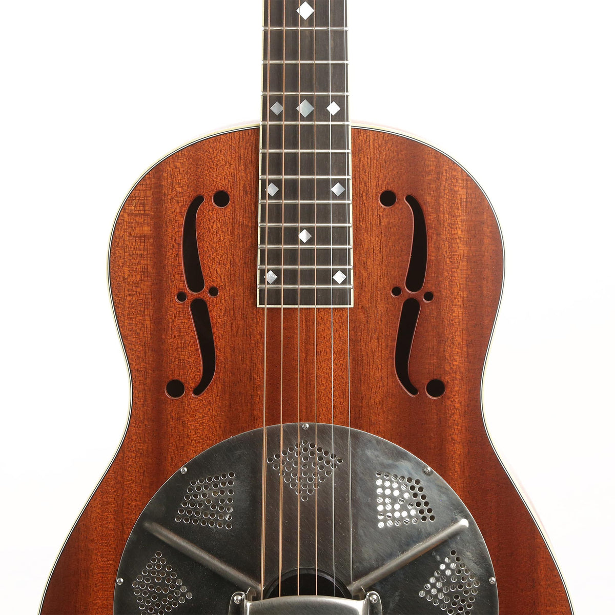 National Resophonic M-2 Resonator Guitar Natural Used — 6