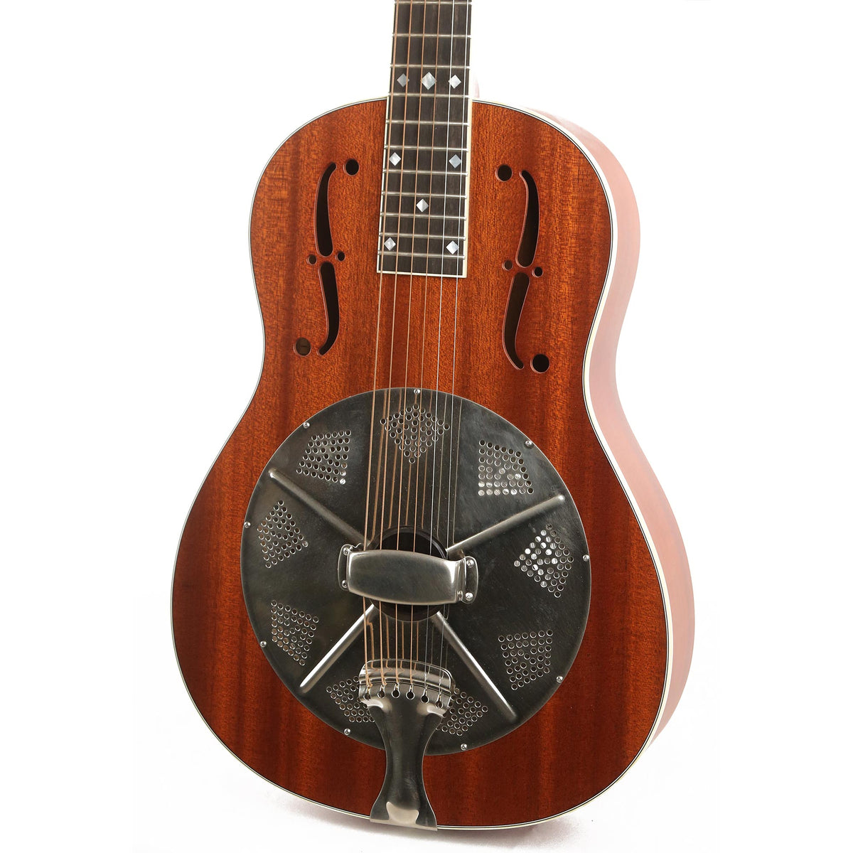 National Resophonic M-2 Resonator Guitar Natural Used — 7