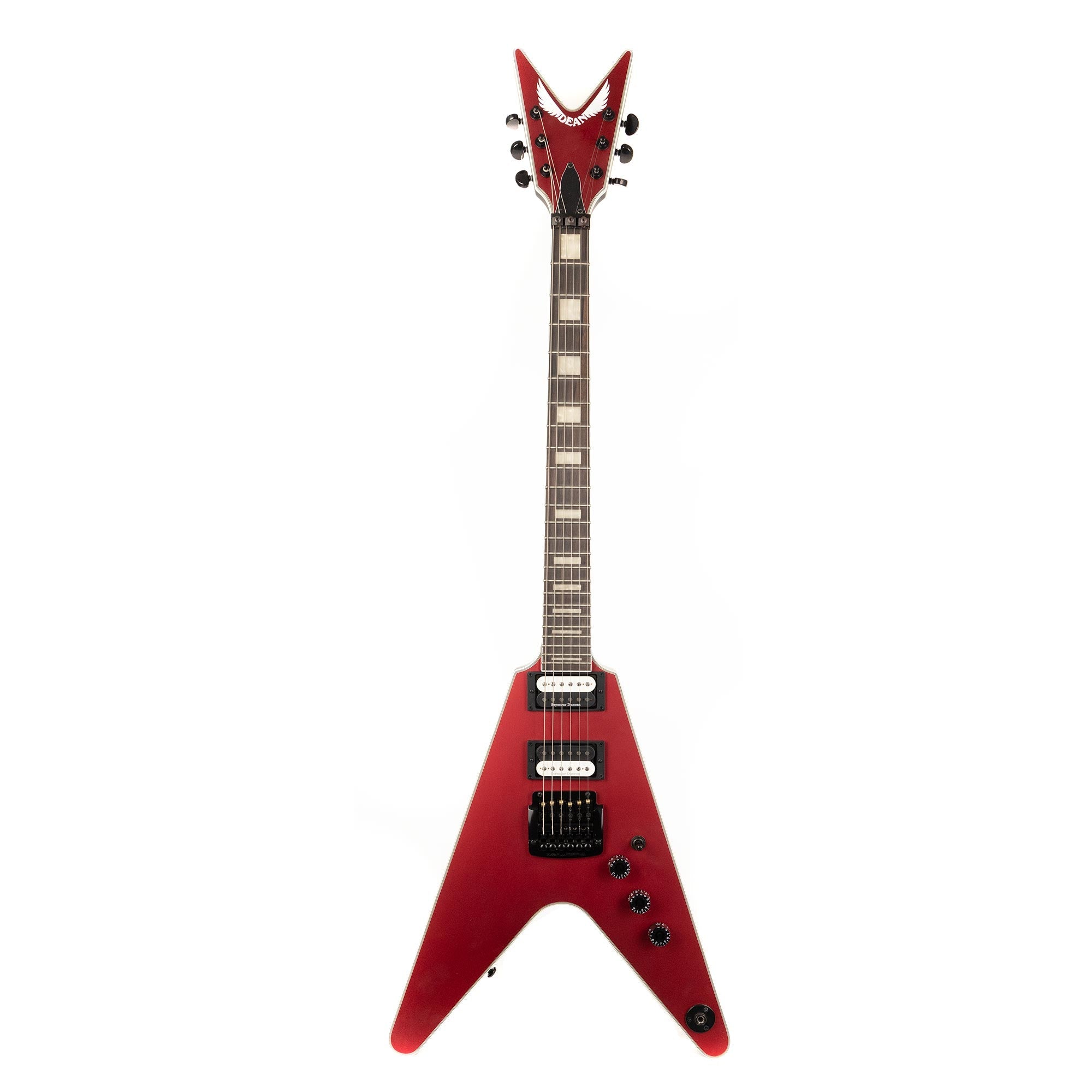 Dean V Select 24 Kahler Metallic Red Satin Used | The Music Zoo
