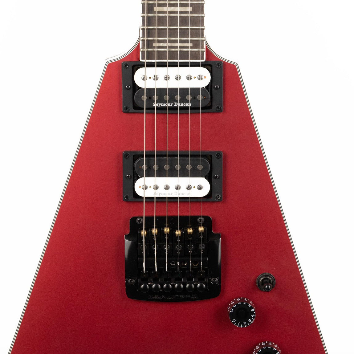 Dean V Select 24 Kahler Metallic Red Satin Used | The Music Zoo