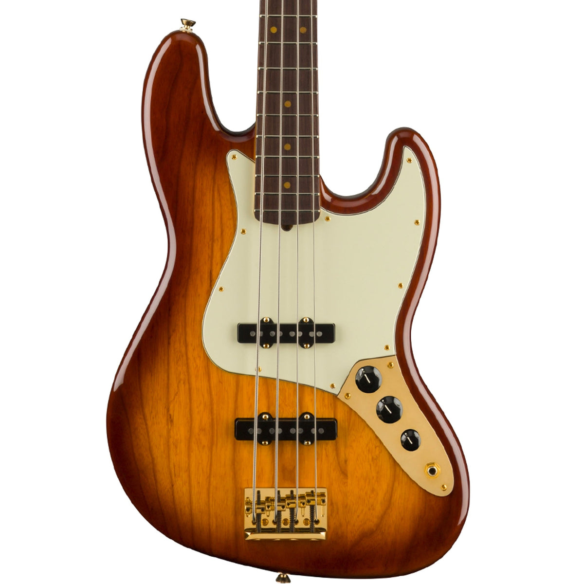 Fender 75th Anniversary Commemorative Jazz Bass 2-Color Bourbon Burst — 1