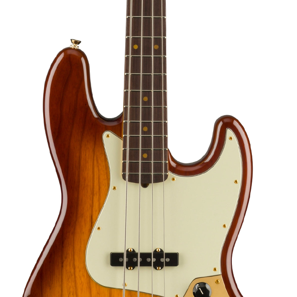 Fender 75th Anniversary Commemorative Jazz Bass 2-Color Bourbon Burst — 4