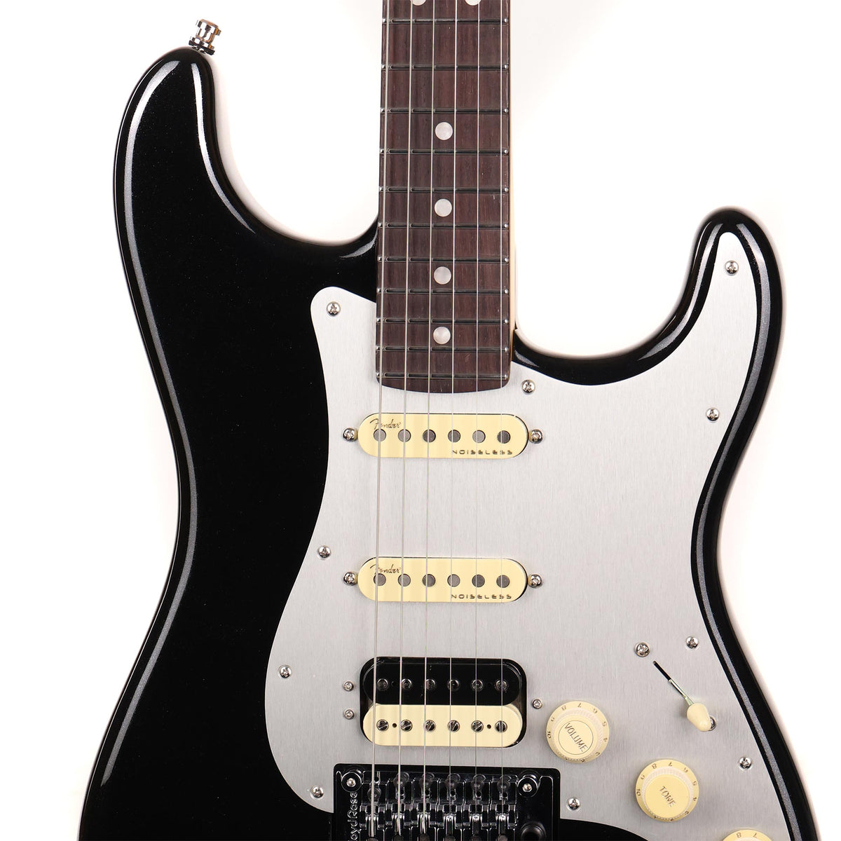Fender Ultra Luxe Stratocaster HSS Floyd Rose Mystic Black — 6