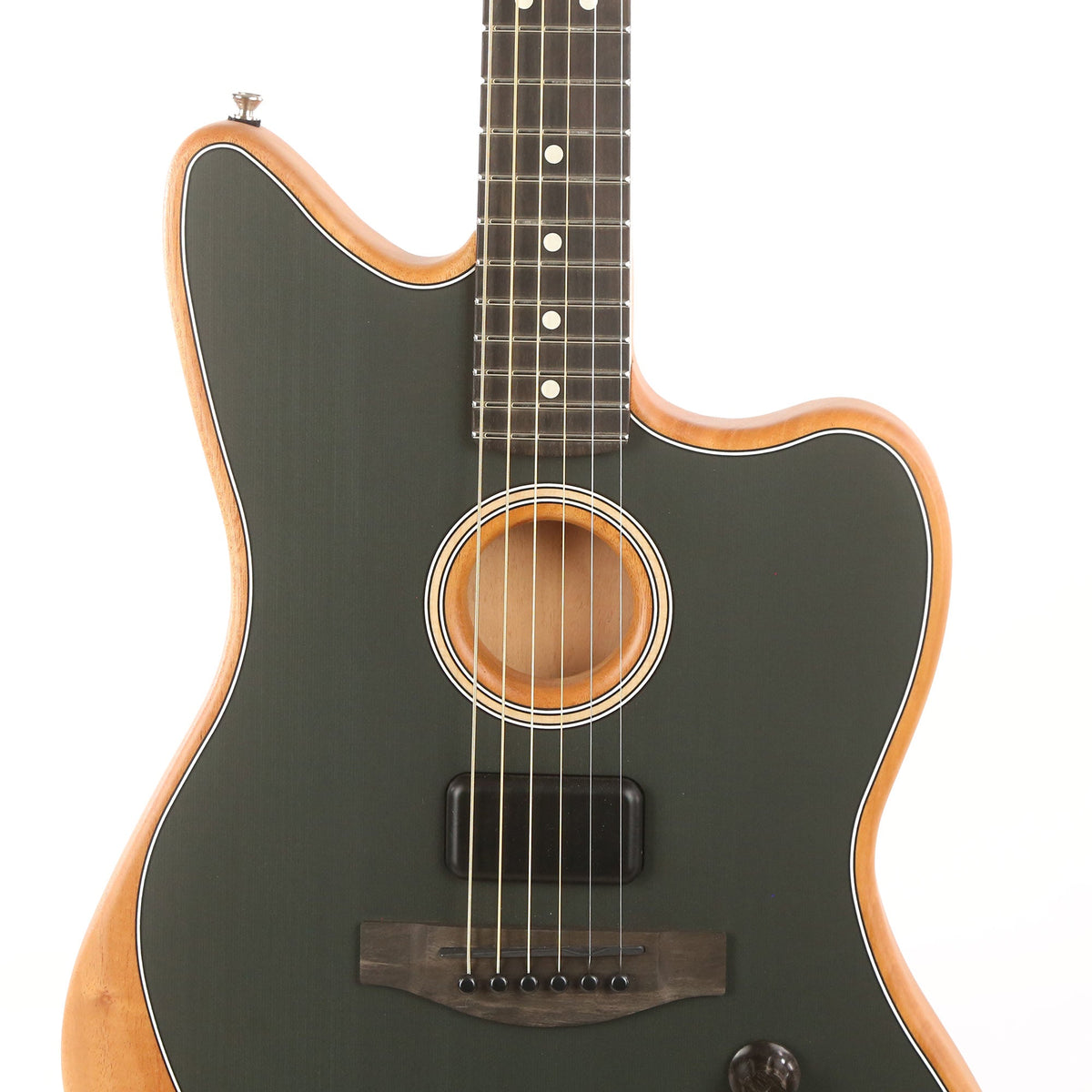 Fender American Acoustasonic Jazzmaster Tungsten — 5