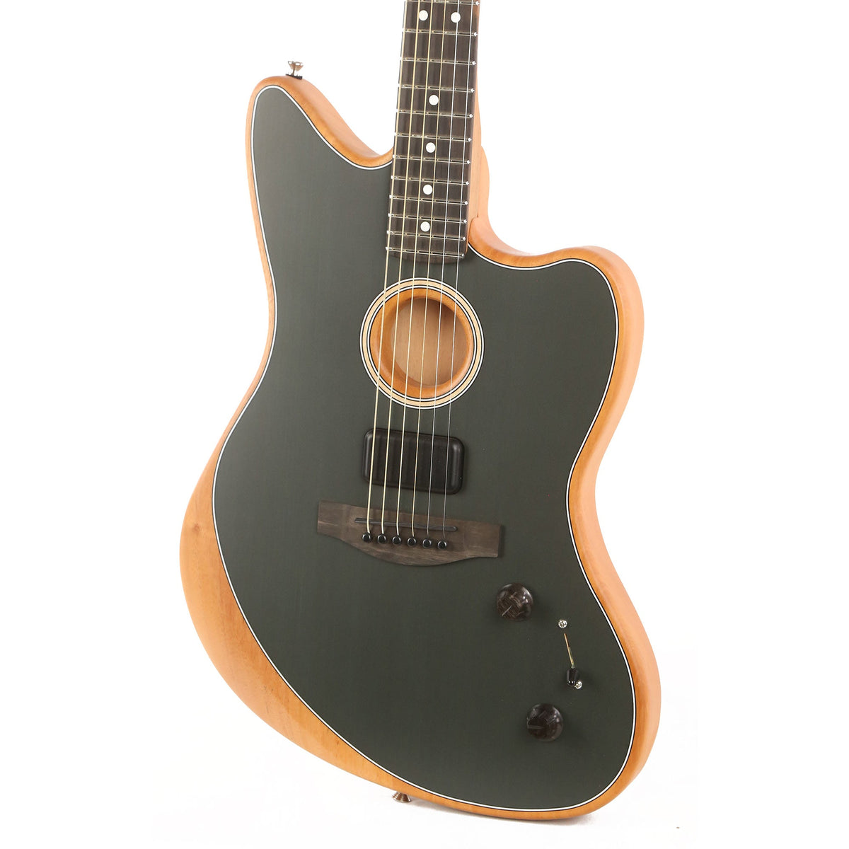 Fender American Acoustasonic Jazzmaster Tungsten — 6