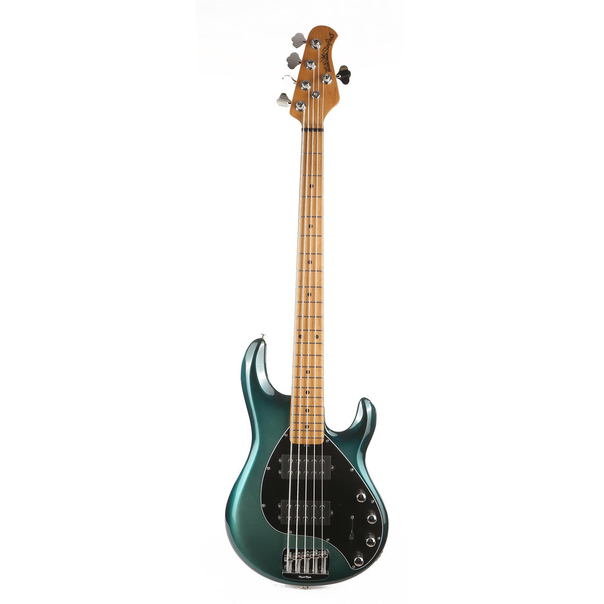 Ernie Ball Music Man StingRay Special HH 5-String Bass Frost Green Pearl — 2