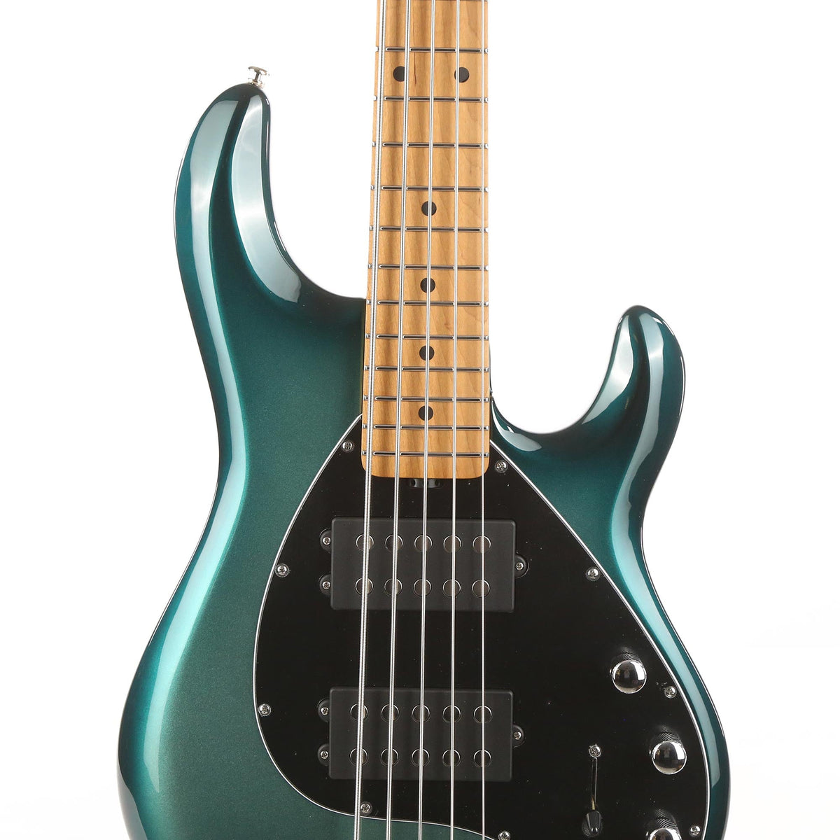 Ernie Ball Music Man StingRay Special HH 5-String Bass Frost Green Pearl — 6