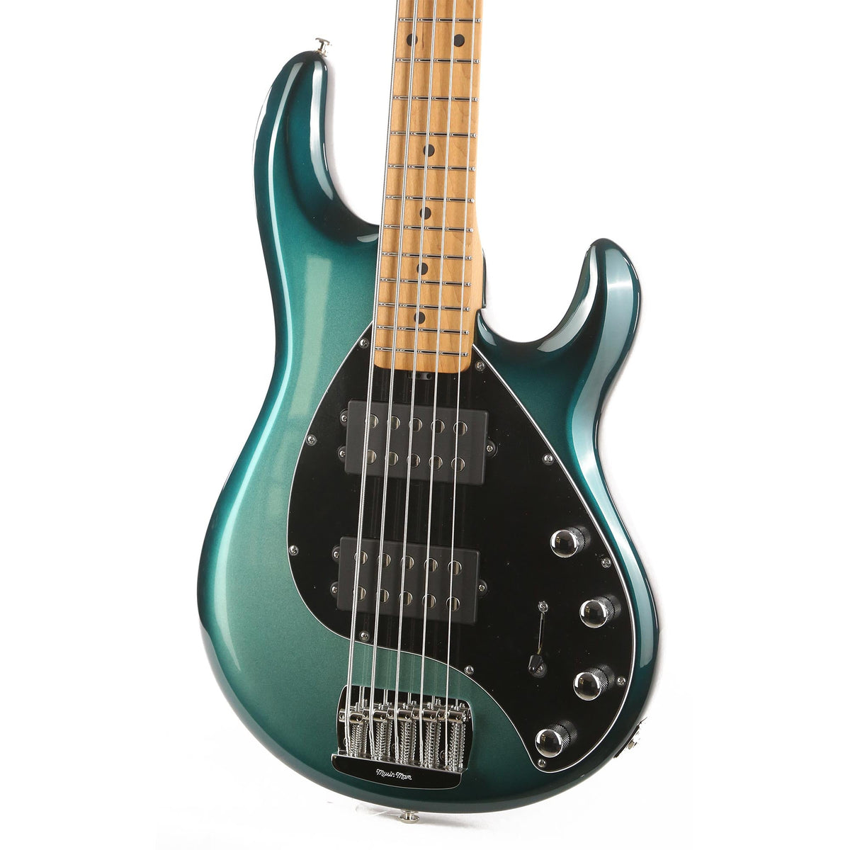 Ernie Ball Music Man StingRay Special HH 5-String Bass Frost Green Pearl — 7
