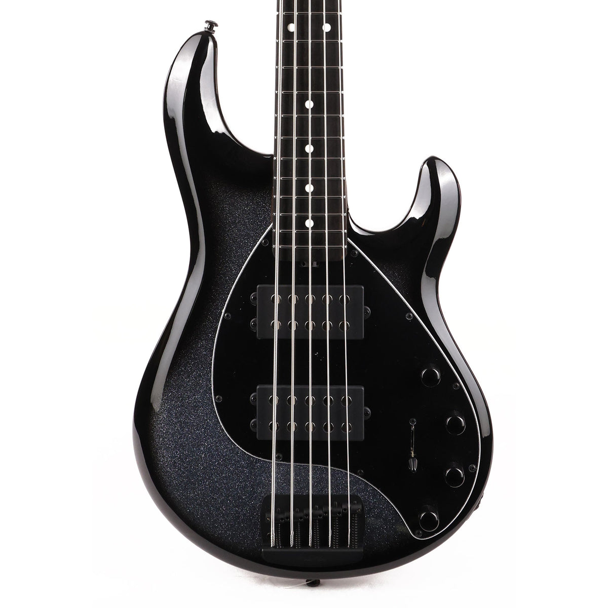 Ernie Ball Music Man StingRay Special HH 5-String Bass Smoked Chrome — 1