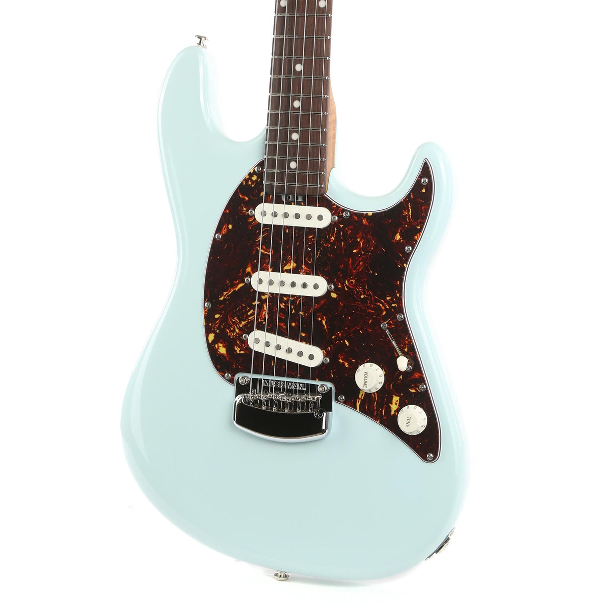Ernie Ball Music Man Cutlass Powder Blue — 6
