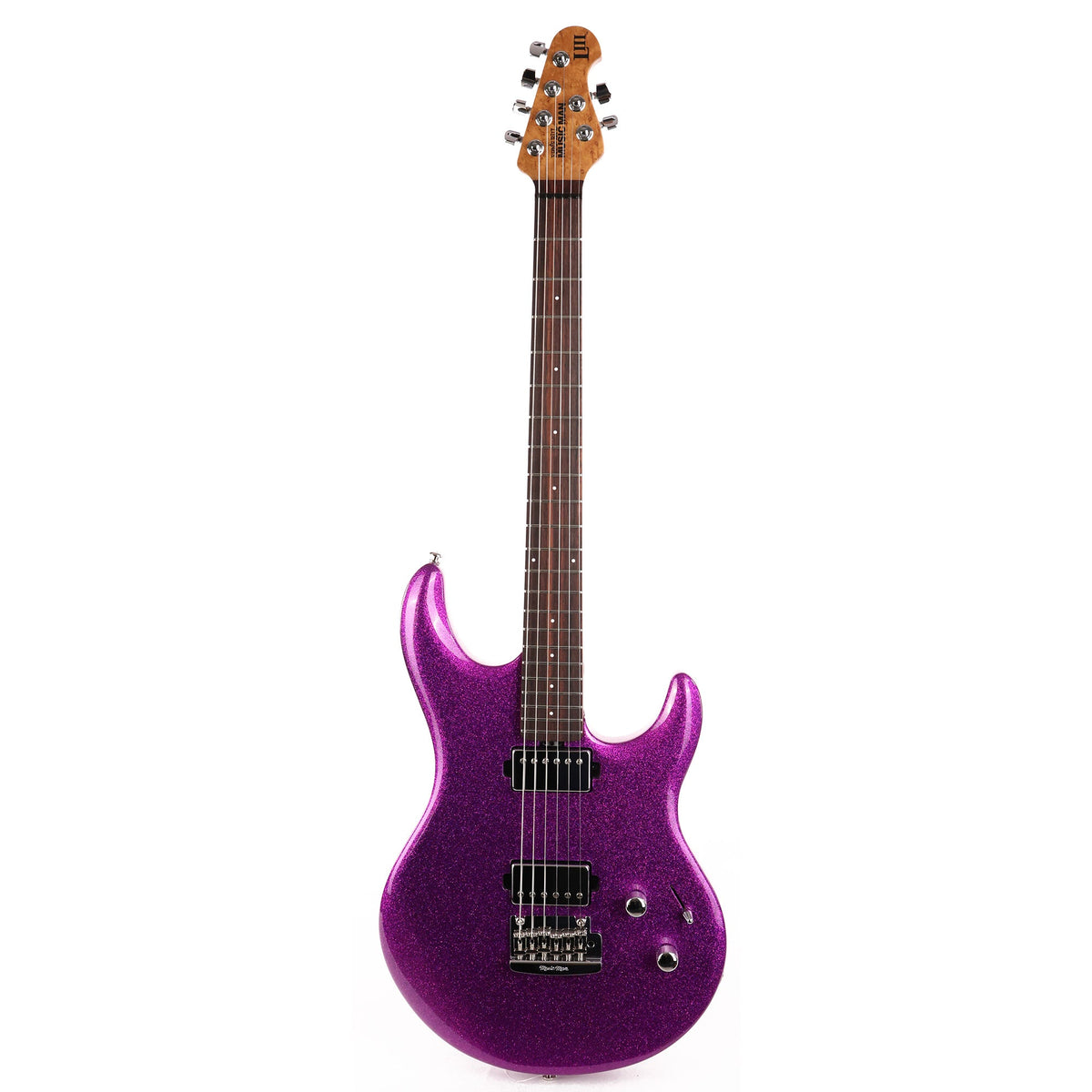 Ernie Ball Music Man Luke III Fuschia Sparkle — 2