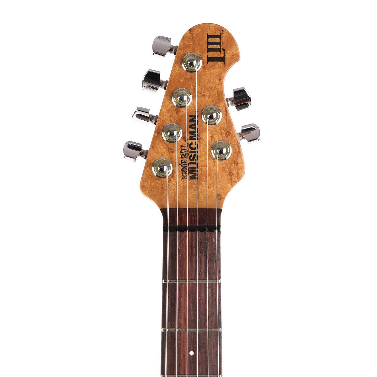 Ernie Ball Music Man Luke III Fuschia Sparkle — 4