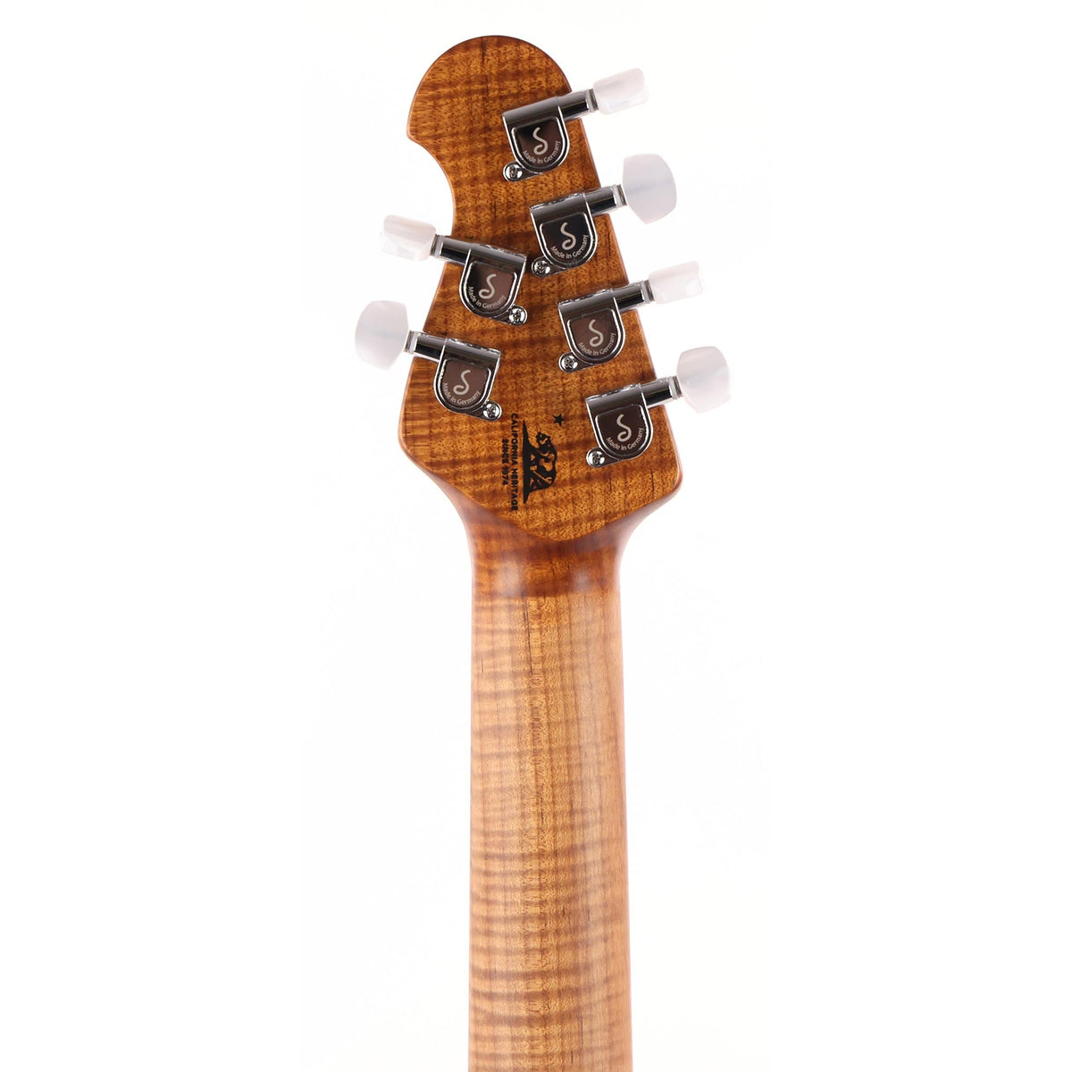 Ernie Ball Music Man Axis Yucatan Blue Quilt Top — 5