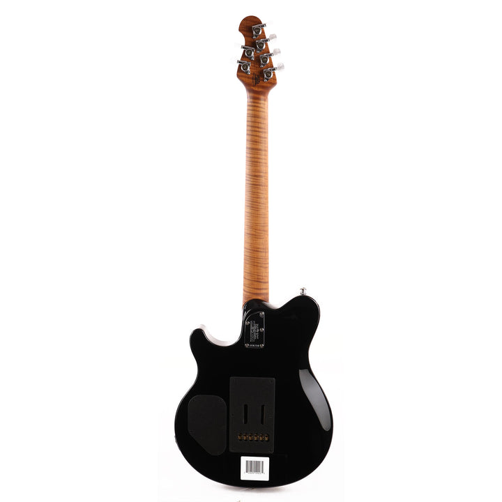 Ernie Ball Music Man Axis Super Sport Guitar Yucatan Blue Flame Top