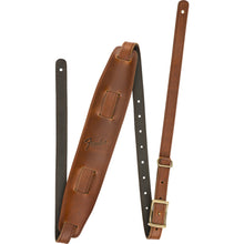 Fender Mustang Saddle Strap Cognac Long Version