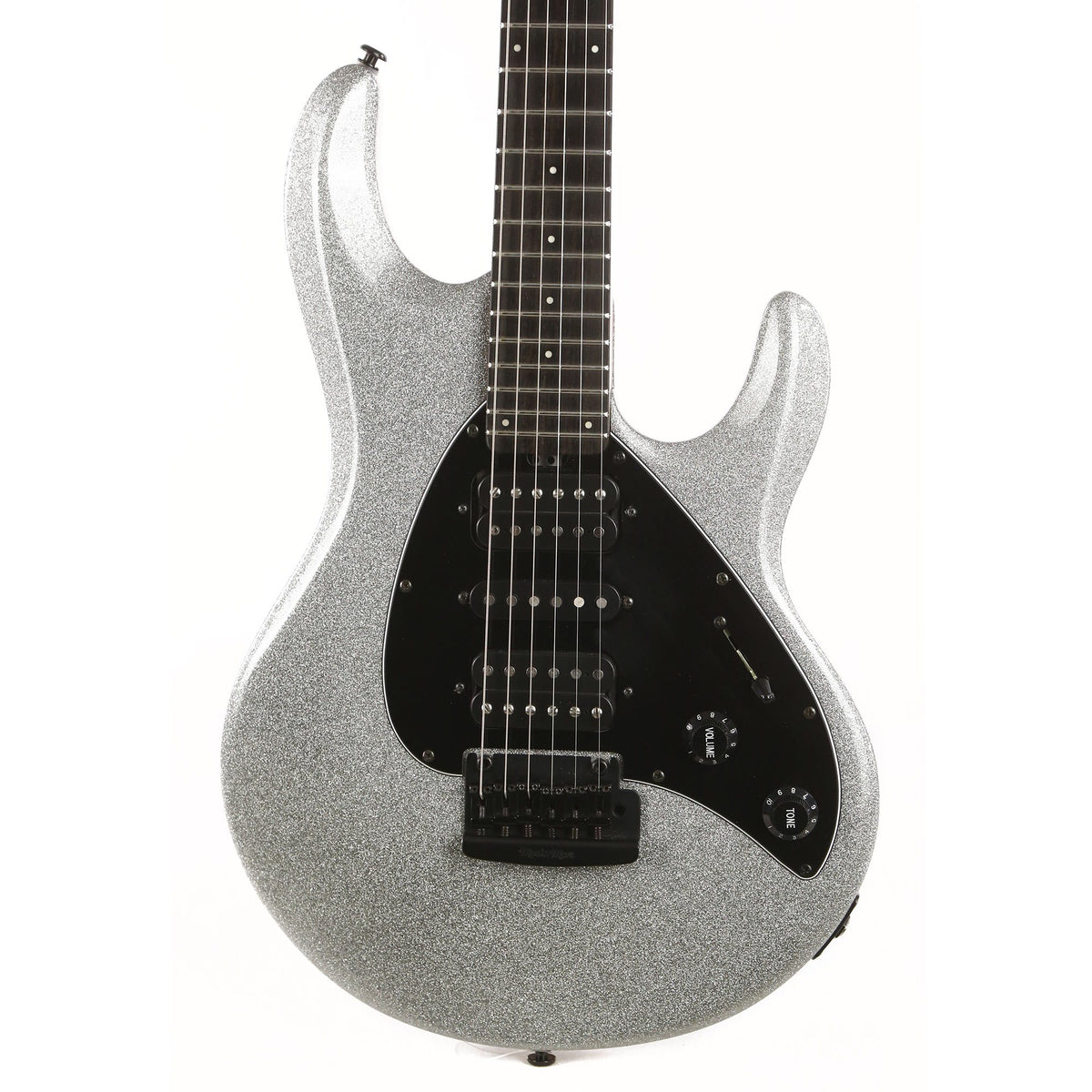 Ernie Ball Music Man Silhouette HSH Music Zoo 25th Anniversary Silver Sparkle 2020 — 1