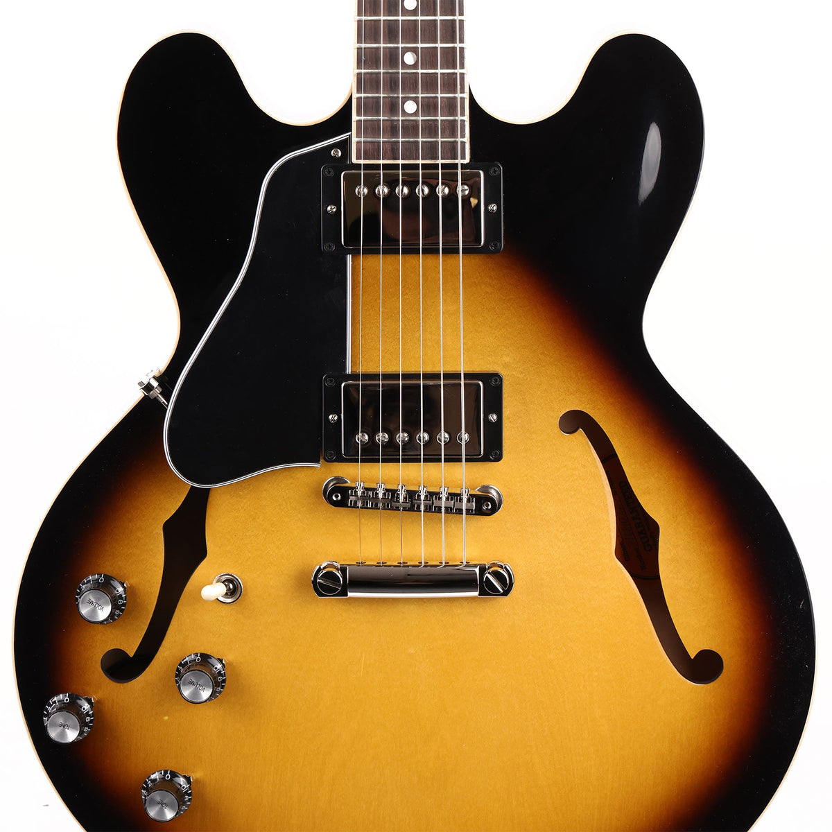 Gibson ES-335 Left-Handed Vintage Burst — 6