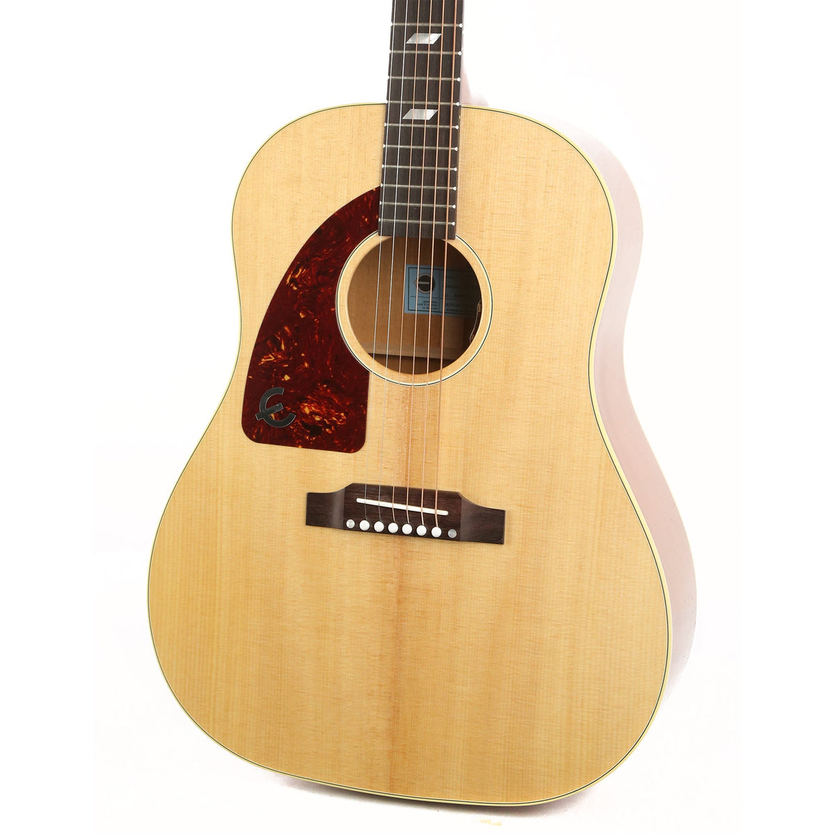 Epiphone USA Texan Acoustic-Electric Left-Handed Antique Natural 2021 — 7
