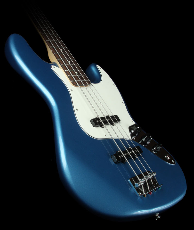 Used Fender Standard Jazz Bass Electric Bass Guitar Lake Placid