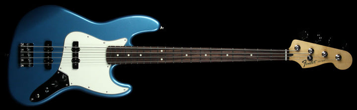 Used Fender Standard Jazz Bass Electric Bass Guitar Lake Placid Blue