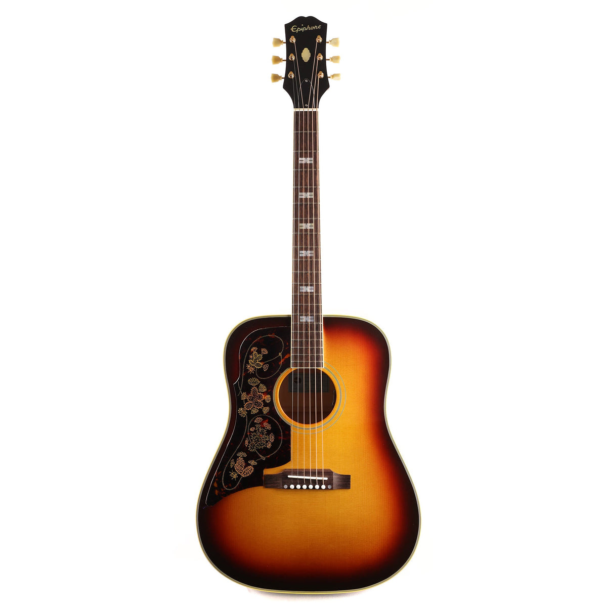 Epiphone USA Collection Frontier Left-Handed Acoustic-Electric Frontier Burst — 2