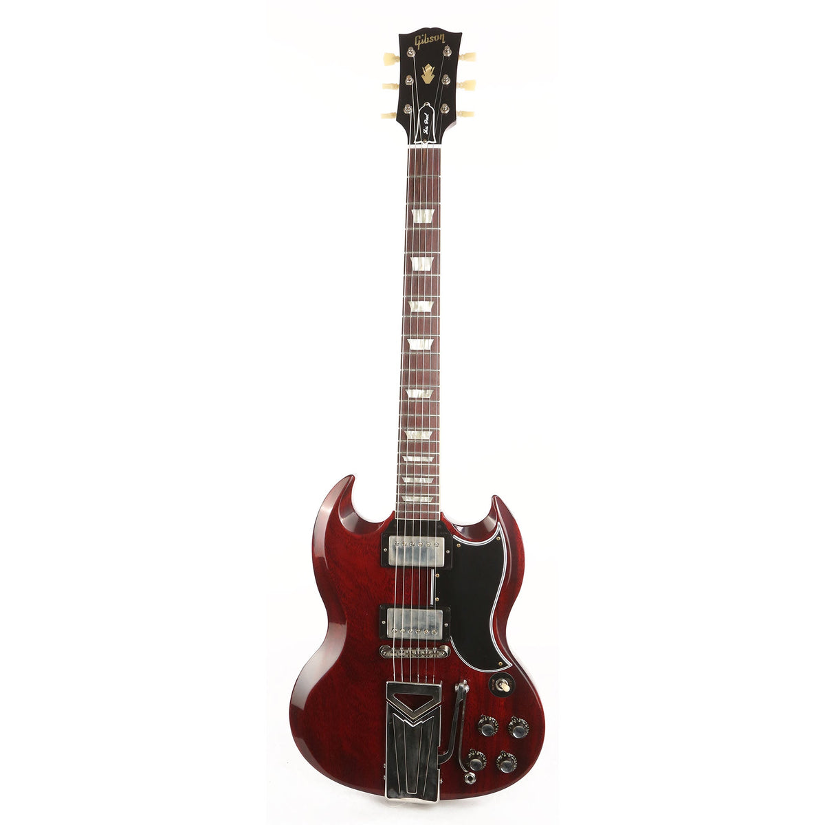 Gibson Custom Shop 60th Anniversary 1961 Les Paul SG Standard With Sideways Vibrola Cherry Red — 2