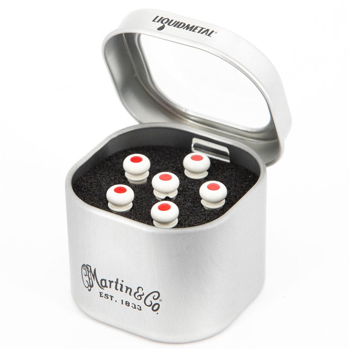 Luxe by Martin Bridge Pins Bone with Red Dot