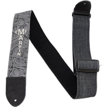 Martin Paisley Denim Strap Black
