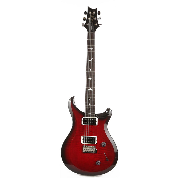 PRS S2 Custom 22 Fire Red with Black Wrap Burst