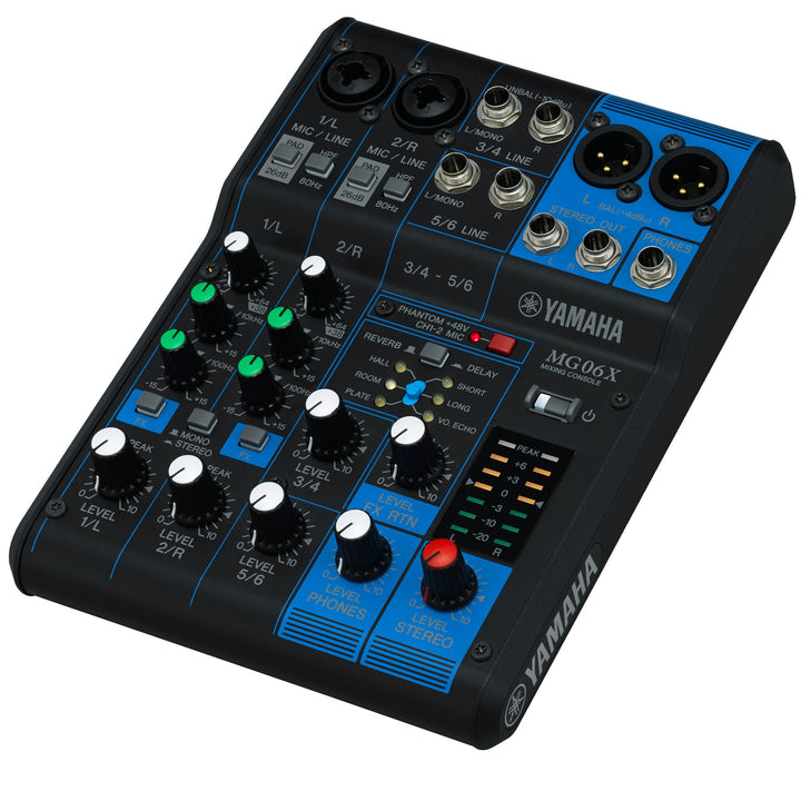 Yamaha MG Series MG06X 6-Channel Mixing Console Open-Box
