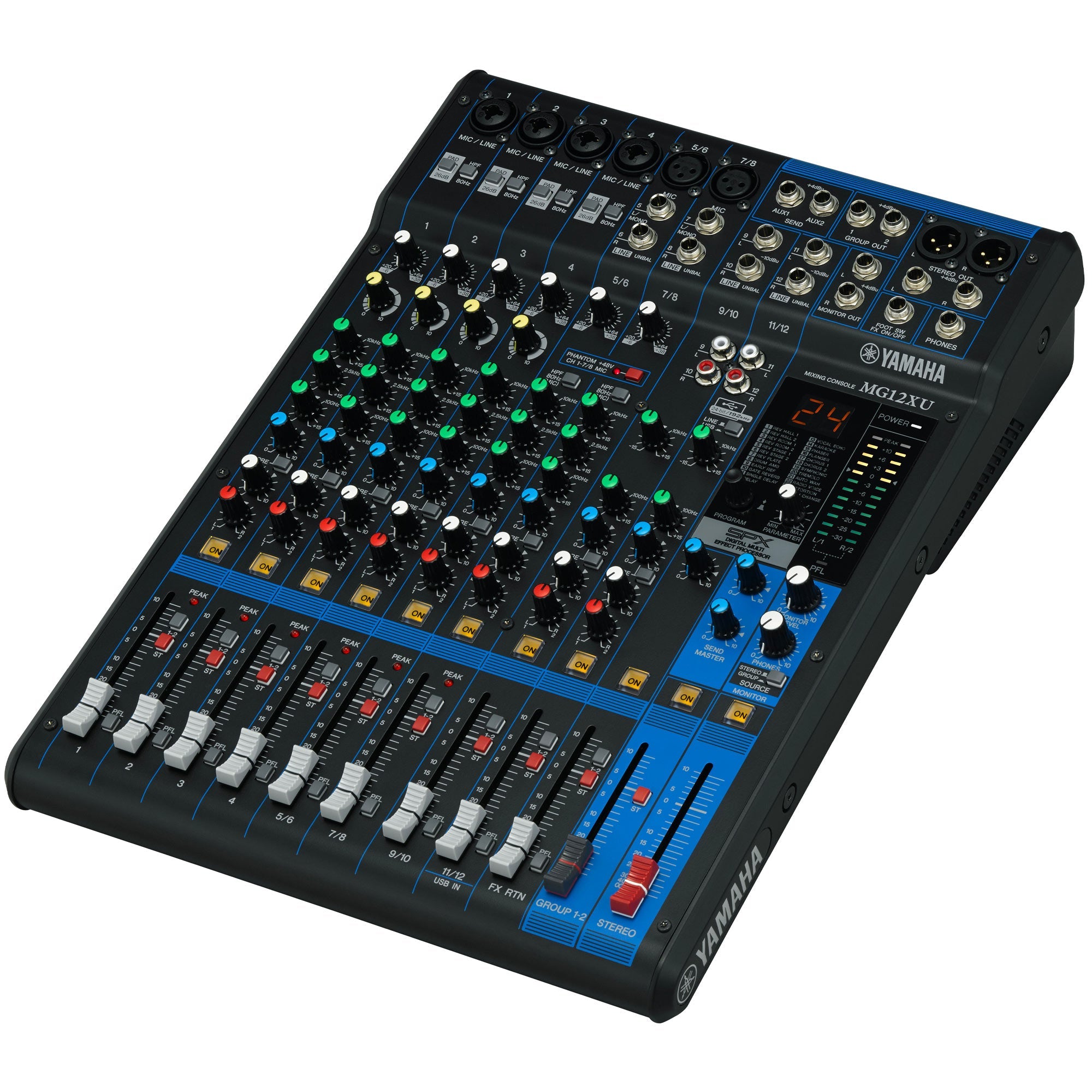 mioページ Yamaha MG Series MG12XU 12-Input Stereo Mixer | The Music Zoo