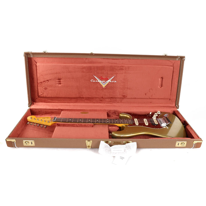 Fender Custom Shop ZF Stratocaster Journeyman Relic Ice Blue Metallic Masterbuilt Todd Krause