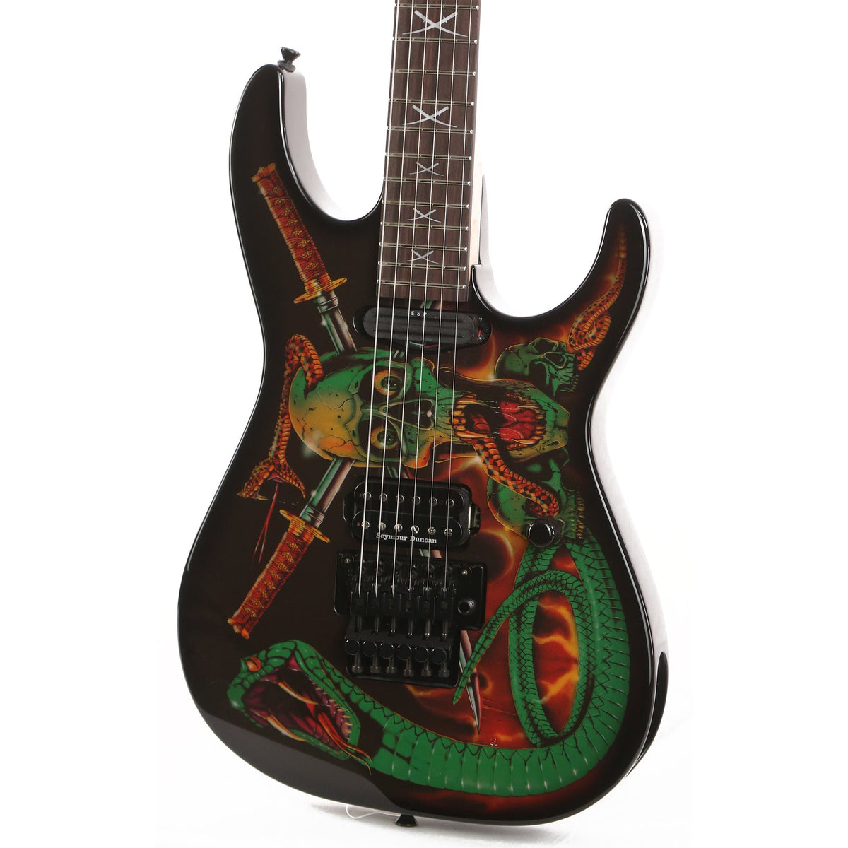 ESP Skulls & Snakes George Lynch Signature Guitar — 7