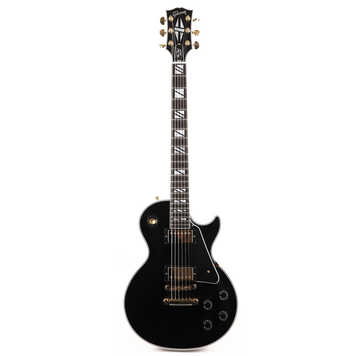 Gibson Custom Shop Les Paul Custom Guitar Made 2 Measure Super 400 Split Block Inlays Ebony — 2