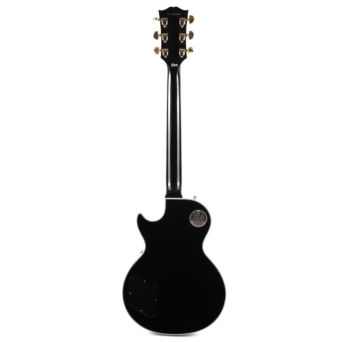 Gibson Custom Shop Les Paul Custom Guitar Made 2 Measure Super 400 Split Block Inlays Ebony — 3