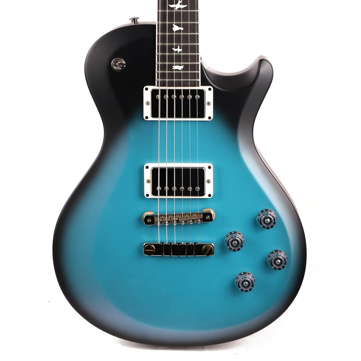 PRS S2 Singlecut McCarty 594 Satin Metallic Blue with Black Burst — 1