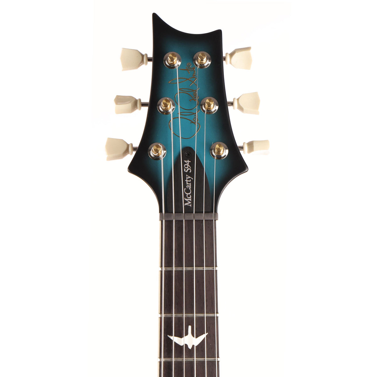 PRS S2 Singlecut McCarty 594 Satin Metallic Blue with Black Burst — 4