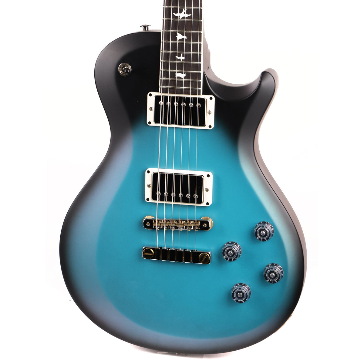 PRS S2 Singlecut McCarty 594 Satin Metallic Blue with Black Burst — 7