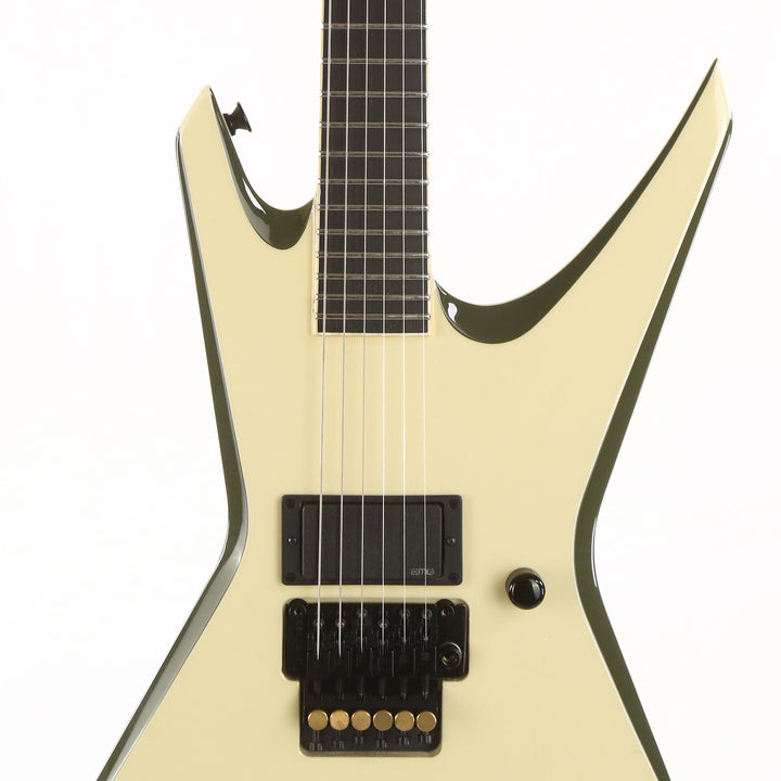 Jackson Custom Shop Warrior Vanilla Shake with Olive Drab Green Bevel 2019