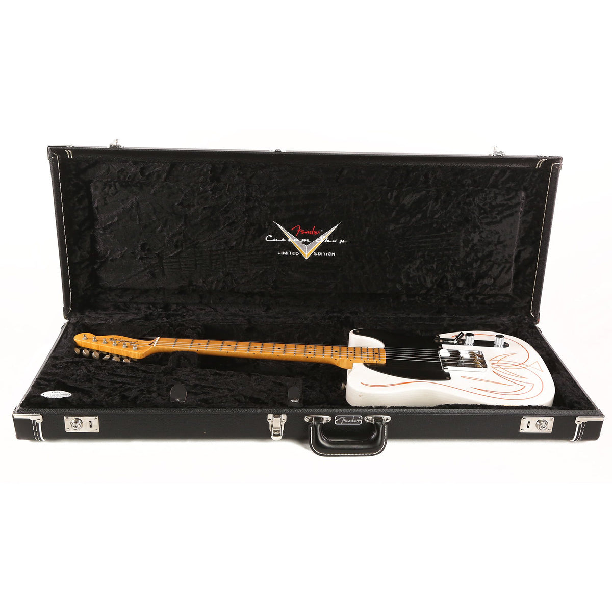Fender Custom Shop 50s Pinstripe Esquire Relic Limited Edition White Blonde 2011 — 12