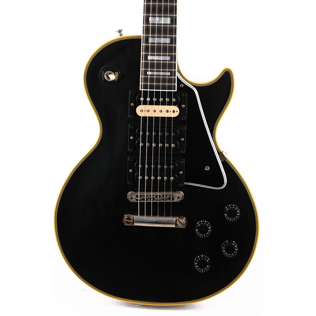 Gibson Custom Shop Les Paul Custom Made 2 Measure Ebony — 1